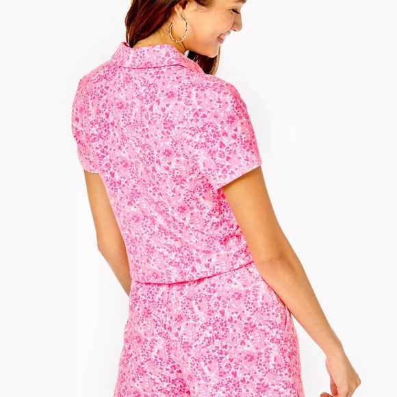 NWT Lilly Pulitzer Pink Jorgie Terry Romper - Picture 8 of 10